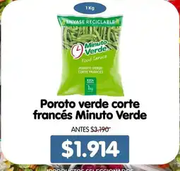 Supermercado Único Minuto verde - poroto verde corte francês oferta