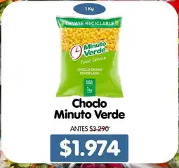 Supermercado Único Minuto verde - choclo oferta