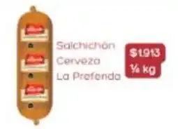 Supermercados Romanini La preferida - salchichón cerveza oferta