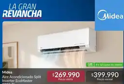 Constructor Sodimac Midea - aire acondicionado split inverter ecomaster oferta