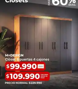 Easy Closet 8 puertas 4 cajones oferta