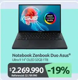 PC Factory Asus - notebook duo oferta