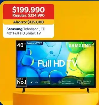 Samsung - televisor led 40 full hd smart tv