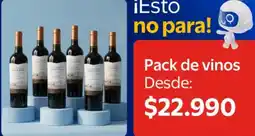 Lider Pack de vinos oferta