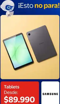 Lider Samsung - tablets oferta