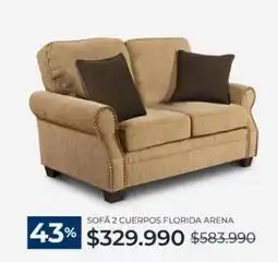 CIC Sofa 2 cuerpos florida arena oferta