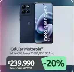 PC Factory Motorola - celular moto g86 power oferta