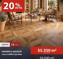 Mimbral Ceramica 36x36cm oferta