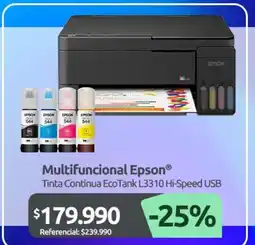 PC Factory Epson - multifuncional oferta