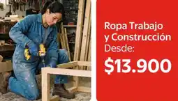 Lider Ropa trabajo y construccion oferta
