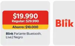 Lider Blink parlante bluetooth, live2 negro oferta