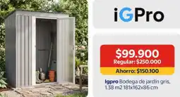 Lider Igpro bodgea de jardírin grís oferta
