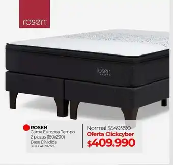 Rosen - cama europea tempo