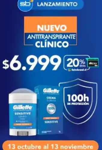 Gillette - nuevo antitranspirante