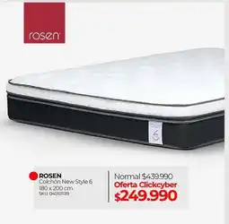 Multicentro Rosen - colchon new style 6 oferta