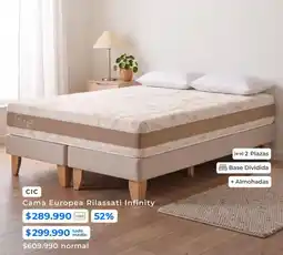 Paris Cic - cama europea rilassati infinity oferta