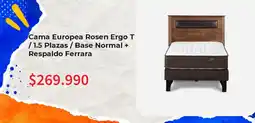 Hites Cama Europea Rosen Ergo T oferta