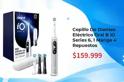 Preunic Cepillo de dientes eléctrico oral b io series 6, 1 mango 4 repuestos oferta