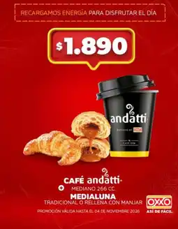 OXXO Cafe andatti oferta