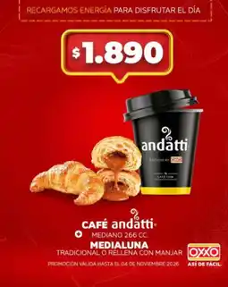 OXXO Cafe andatti oferta