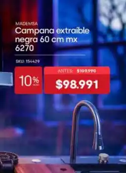 Imperial Mademsa - campana extraible negra oferta