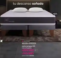 Ripley Cic - cama europea crc new ortopedic oferta