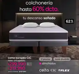 Ripley Cic - cama europea new ortopedic oferta