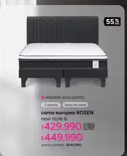 Ripley Rosen - cama europea oferta