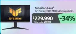 PC Factory Asus - monitor oferta