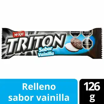 Unimarc Galletas Triton Mckay vainilla 126 g oferta