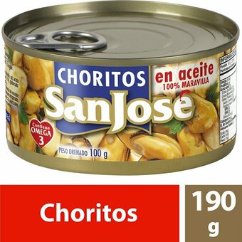 Unimarc Chorito San José en aceite lata 190 g oferta