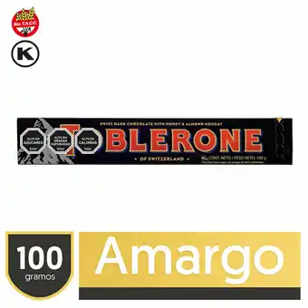 Unimarc Chocolate Toblerone amargo leche nougat 100 g oferta