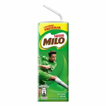 Unimarc Leche chocolate fortificada Milo 200 ml. oferta