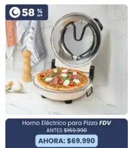 Kitchen Center Fdv - horno electrico para pizza oferta