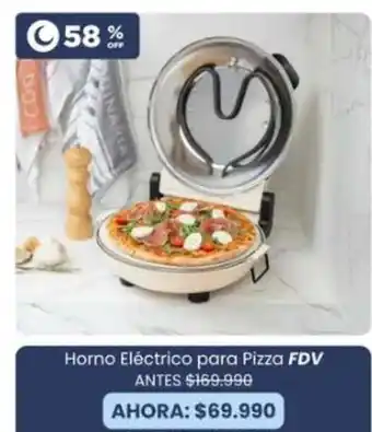 Fdv - horno electrico para pizza