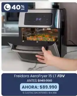 Kitchen Center Fdv - freidora aerofryer 15 lt fdv oferta