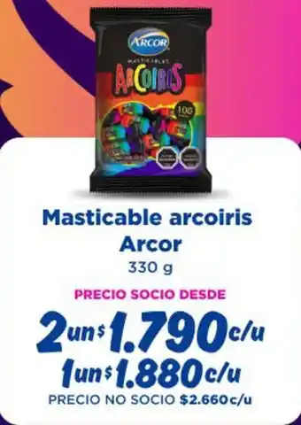 Arcor - masticable arcoiris