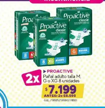Maicao Proactive Pañal adulto talla M, G o XG unidades oferta