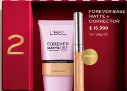 L'Bel Control - forever base matte + corrector oferta
