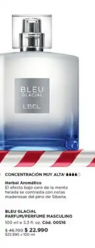 L'Bel Bleu glacia, parfumé perfume masculino oferta