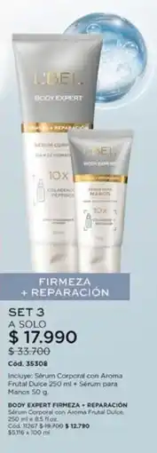 L'Bel L'oréal - fibrezza + reparacion oferta