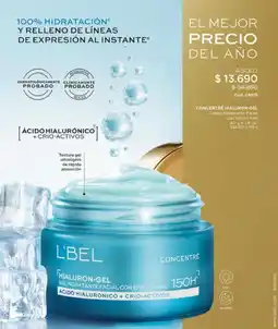 L'Bel Shampoo gel acido hialuronico + cerio acido hialuronico + cero oferta