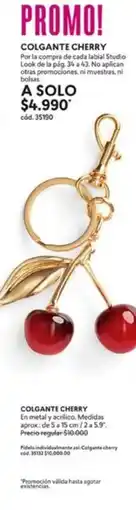 Cyzone Metal - colgante cherry oferta