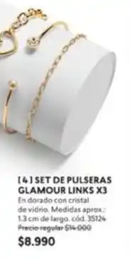 Cyzone Cristal - set de pulseras x3 oferta