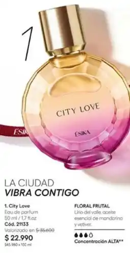 Ésika La ciudad vibra contigo oferta