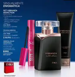 Ésika Mega - sensualmente enigmatica set vibranza addiction oferta