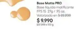 Ésika Base matte pro oferta