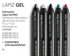 Ésika Delineador lópix gel pro oferta