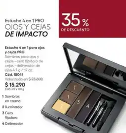 Ésika Estuche 4 en 1 para ojos y cejas pro oferta