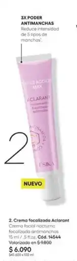 Ésika Creme focafizada advient oferta